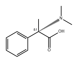 Benzeneacetic acid, α-(dimethylamino)-α-methyl-, (S)- (9CI) Structural