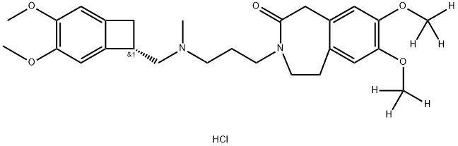Ivabradine (D6 hydrochloride) Structural