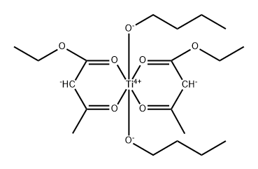 dibutoxybis(ethyl acetoacetato-O1',O3)titanium Structural