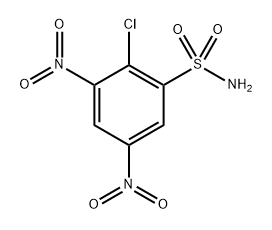 Benzenesulfonamide,  2-chloro-3,5-dinitro-,  radical  ion(1-)  (9CI) Structural