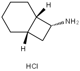 rac-(1R,6R,7S)-bicyclo[4.2.0]octan-7-amine hydrochloride Structural