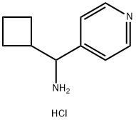 cyclobutyl(pyridin-4-yl)methanamine dihydrochloride Structural