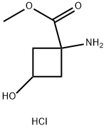 methyl 1-amino-3-hydroxycyclobutane-1-carboxylate hydrochloride Structural