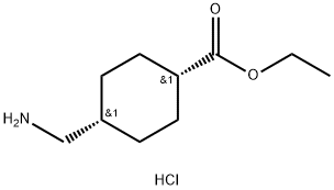 Cyclohexanecarboxylic acid, 4-(aminomethyl)-, ethyl ester, hydrochloride (1:1), cis- Structural