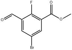 Methyl 5-bromo-2-fluoro-3-formylbenzoate