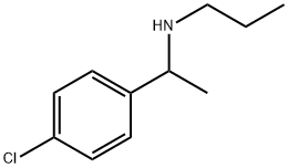 Benzenemethanamine, 4-chloro-α-methyl-N-propyl- Structural