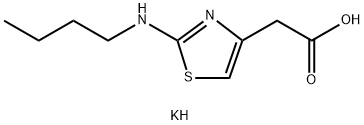 potassium 2-[2-(butylamino)-1,3-thiazol-4-yl]acetate Structural
