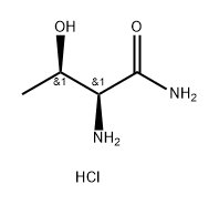 H-THR-NH2 HCL Structural
