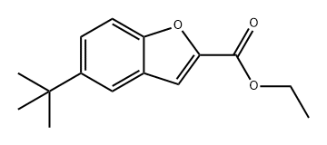 ethyl 5-(tert-butyl)benzofuran-2-carboxylate Structural