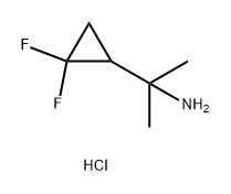 Cyclopropanemethanamine, 2,2-difluoro-α,α-dimethyl-, hydrochloride (1:1) Structural