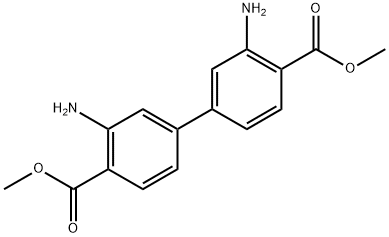 dimethyl 3,3'--diamino-1,1'-biphenyl-4,4'-dicarboxylate Structural