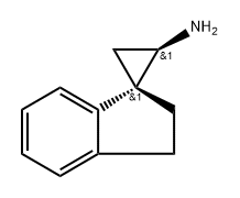 rel-(+)-(1S,2R)-2',3'-Dihydrospiro[cyclopropane-1,1'-inden]-2-amine Structural