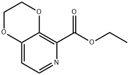 ethyl2,3-dihydro-[1,4]dioxino[2,3-c]pyridine-5-carboxylate Structural