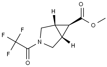 methyl (1R,5S,6R)-3-(trifluoroacetyl)-3-azabicyclo[3.1.0]hexane-6-carboxylate Structural