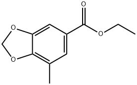 Ethyl 7-methyl-1,3-benzodioxole-5-carboxylate Structural