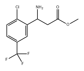 Benzenepropanoic acid, β-amino-2-chloro-5-(trifluoromethyl)-, methyl ester