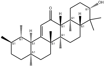 Urs-12-en-11-one, 3-hydroxy-, (3β)- Structural