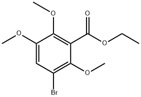Ethyl 3-bromo-2,5,6-trimethoxybenzoate Structural