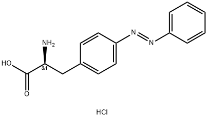 H-L-Phe(4-N=NPh)-OH*HCl Structural