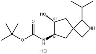 rel-tert-Butyl (7-hydroxy-1-isopropyl-2-azaspiro[3.4]octan-6-yl)carbamate hydrochloride Structural