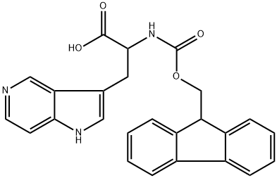 Fmoc-DL-5-Azatryptophan Structural