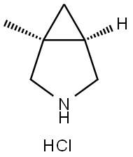 rac-(1R,5S)-1-methyl-3-azabicyclo[3.1.0]hexane hydrochloride, cis Structural