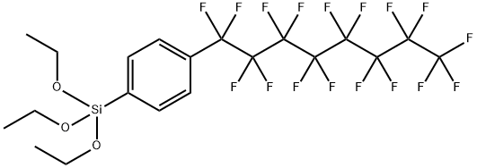Triethoxy(4-(perfluorooctyl)phenyl)silane Structural