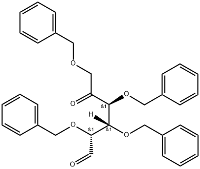D-xylo-Hexos-5-ulose, 2,3,4,6-tetrakis-O-(phenylmethyl)- Structural