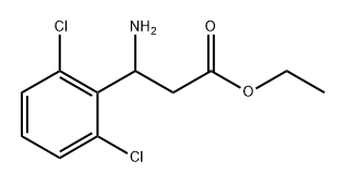 Benzenepropanoic acid, β-amino-2,6-dichloro-, ethyl ester Structural