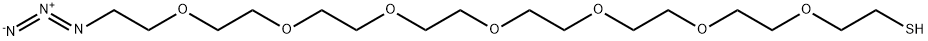 HS-PEG7-CH2CH2N3 Structural