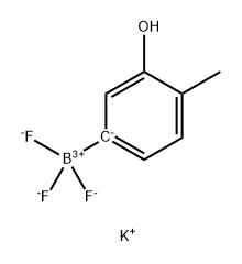 Potassium (3-hydroxy-4-methylphenyl)trifluoroborate Structural