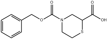 Thiomorpholine-2,4-dicarboxylic acid 4-benzyl ester Structural