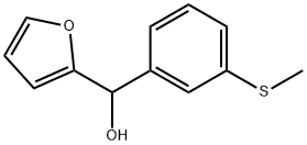 furan-2-yl(3-(methylthio)phenyl)methanol Structural