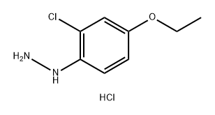 Hydrazine, (2-chloro-4-ethoxyphenyl)-, hydrochloride (1:1) Structural