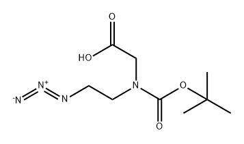 N-Boc-(2-azidoethyl)glycine Structural