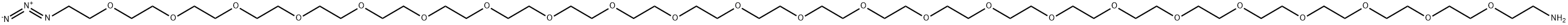 Azido-PEG23-amine Structural