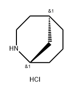 rac-(1R,5S)-2-azabicyclo[3.3.1]nonane hydrochloride, cis Structural