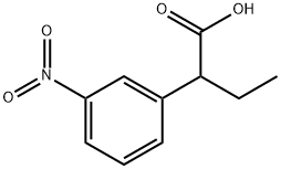 Benzeneacetic acid, α-ethyl-3-nitro- Structural