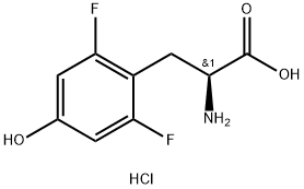 L-Tyrosine, 2,6-difluoro-, hydrochloride (1:1) Structural