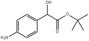 Benzeneacetic acid, 4-amino-α-hydroxy-, 1,1-dimethylethyl ester Structural