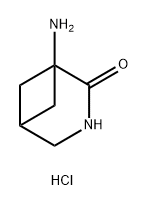 rac-(1r,5r)-1-amino-3-azabicyclo[3.1.1]heptan-2-one hydrochloride, trans Structural