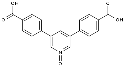 3,5-bis (4-carboxyphenyl) pyridine oxide Structural