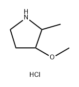 Pyrrolidine, 3-methoxy-2-methyl-, hydrochloride (1:1) Structural