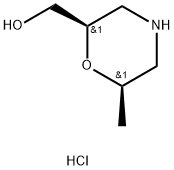 rel-((2R,6R)-6-methylmorpholin-2-yl)methanol hydrochloride Structural