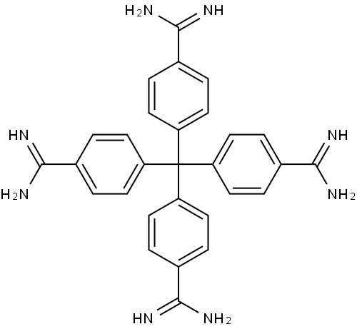 4,4',4'',4'''-methanetetrayltetrabenzimidamide Structural