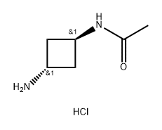 Acetamide, N-(trans-3-aminocyclobutyl)-, hydrochloride (1:2) Structural