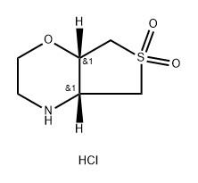 rac-(4aR,7aR)-hexahydro-2H-6lambda6-thieno[3,4-
b][1,4]oxazine-6,6-dione hydrochloride Structural