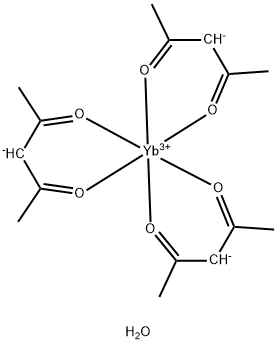 Ytterbium, tris(2,4-pentanedionato-O,O')-, monohydrate, (OC-6-11)- (9CI) Structural