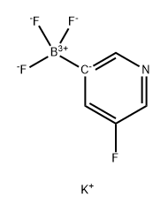 Potassium 5-fluoropyridine-3-trifluoroborate Structural