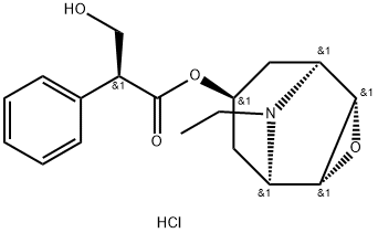 N-Ethylnorhyoscine Hydrochloride Structural